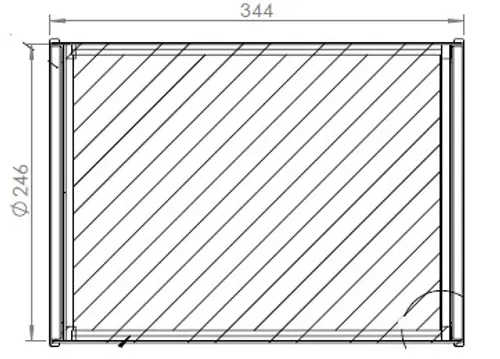 SIC, Filter Module, Coated, D=246/L=344