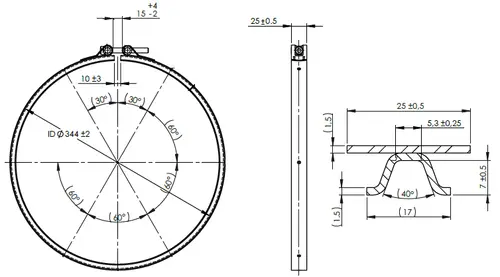 V-Clamp for Ford