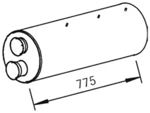 Silencer for Volvo