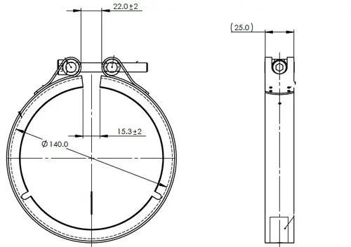 Veefit Clamp for Renault/Volvo