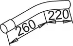 Pipe for Mercedes