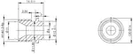 Sensor Bushing, M14x1.5