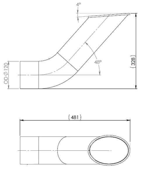Pipe for MAN