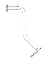 Pipe for Mercedes