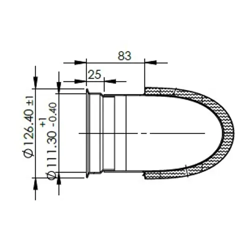 Insulated Exhaust Pipe for MAN