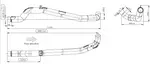 Insulated Exhaust Pipe for Iveco