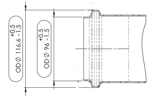 Exhaust Pipe for Peterbilt