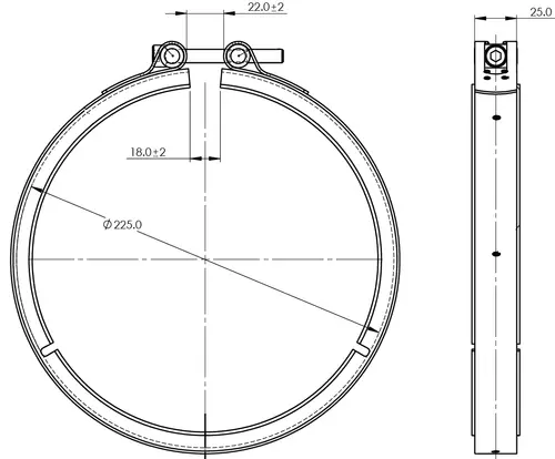 VeeFit Clamp for MAN