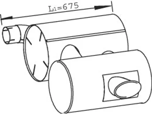 Silencer for Iveco