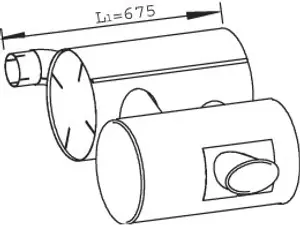 Silencer for Iveco