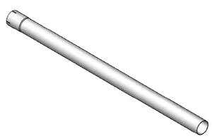 Extension Pipe, OD/ID=88.9/89.40 / L=1500, ALU