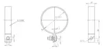 DIN Clamp for Mercedes, Ø=120.5 / L=30 mm, ALU