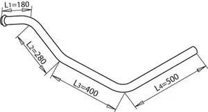 Pipe for Mercedes