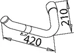 Pipe for Mercedes