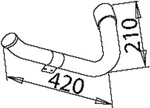 Pipe for Mercedes