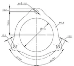 Exhaust Gasket for DAF
