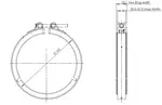 Exhaust Clamp for Cummins / Detroit / Volvo / Navistar