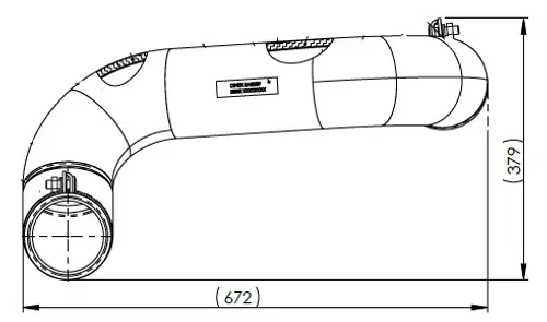 Insulated Exhaust Pipe for MAN