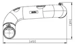 Insulated Exhaust Pipe for MAN