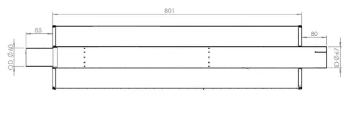 Silencer for Iveco, E-line