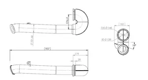 Pipe for DAF