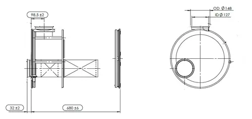 Silencer for Volvo, E-line