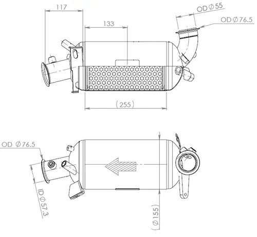 Silencer for Volkswagen