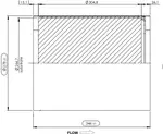 CORDIERITE DPF D10.5"x12" 200 CPSI