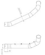 Pipe for Mercedes