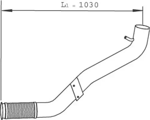 Pipe for Iveco
