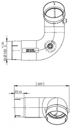Insulated Exhaust Pipe for Iveco