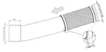 Exhaust Pipe for Mercedes, E-line