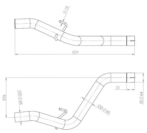 Pipe for Iveco