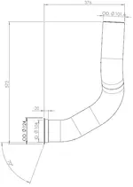 Pipe for Volvo
