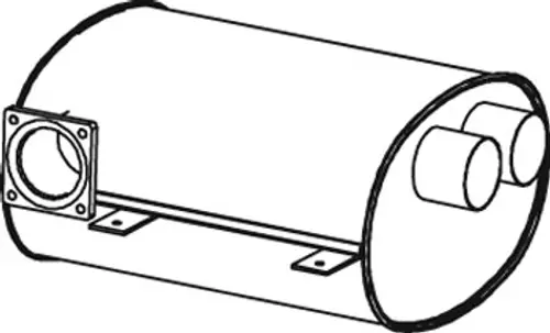 Silencer for Van Hool