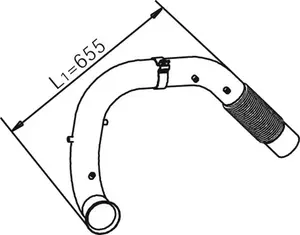 Pipe for Mercedes