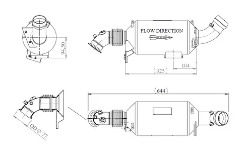Silencer for Volkswagen