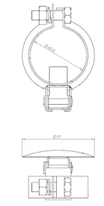 Rain Cap, Ø=60, ZINC
