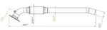Exhaust Pipe w. Bellow for Iveco