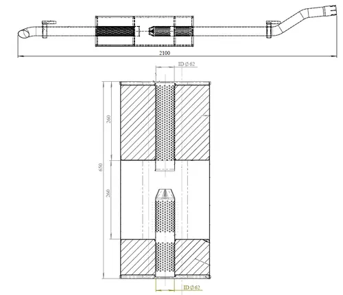 Silencer for Mercedes