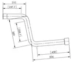 Exhaust Pipe for Freightliner