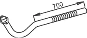 Pipe for Mercedes