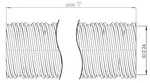 Flex Pipe, AHE, ID=24 L=2000, SS
