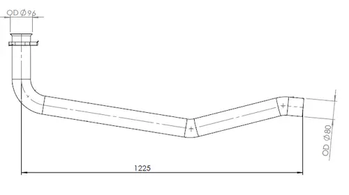 Pipe for MAN