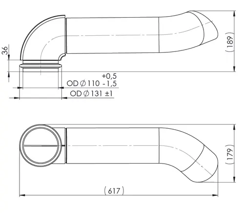 Pipe for Iveco