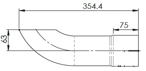 Exhaust Pipe for Freightliner