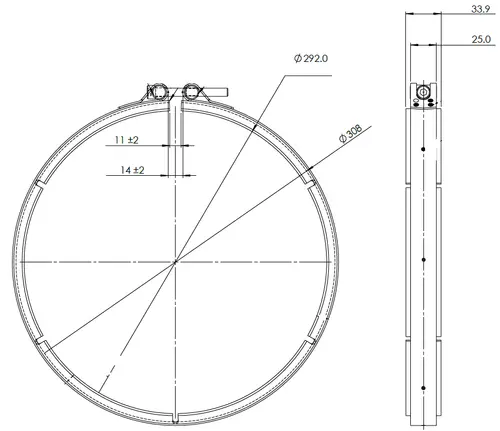 VeeFit Clamp for MAN