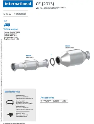 CE (2013) Horizontal for International, Engine: MAXXFORCE 7 EPA10