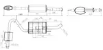 Silencer for Citroen