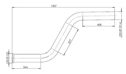 Pipe for Volvo